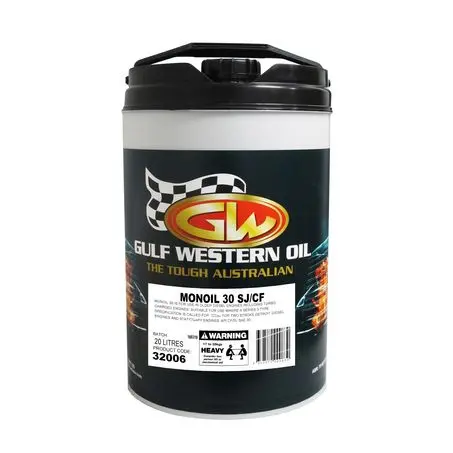 32006 - Gulf Western Monoil Sae30 Cd/Cdii/Sf Series 3 - 20L 1