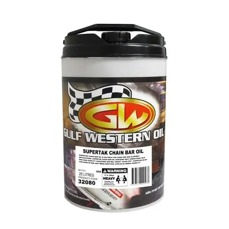 32080 - Gulf Western Supertack Chain And Bar Oil - 20L 1