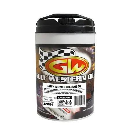 32084 - Gulf Western Lawn Mower Oil Sae 30 - 20L 1