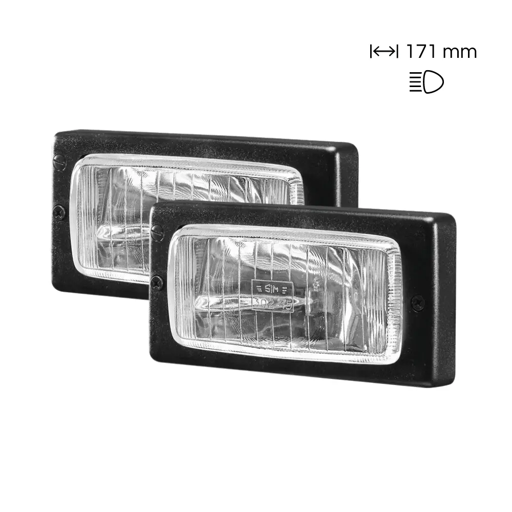 Pack De Faróis De Longo Alcance Para Renault 5, 9, 11, 19 E 21 1