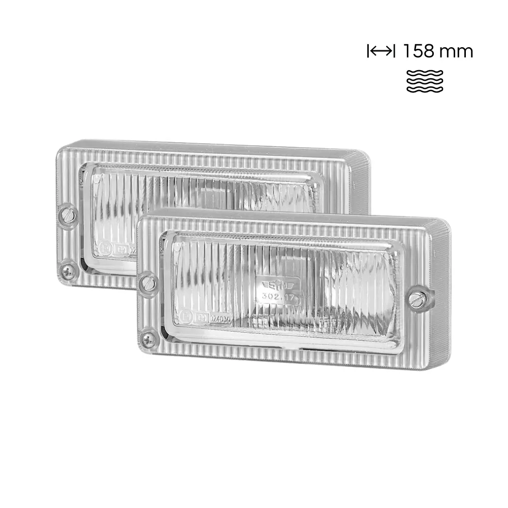 Pack De Faróis De Nevoeiro Para Citroën Ax, Bx, Cx E Peugeot 309 E 405 1