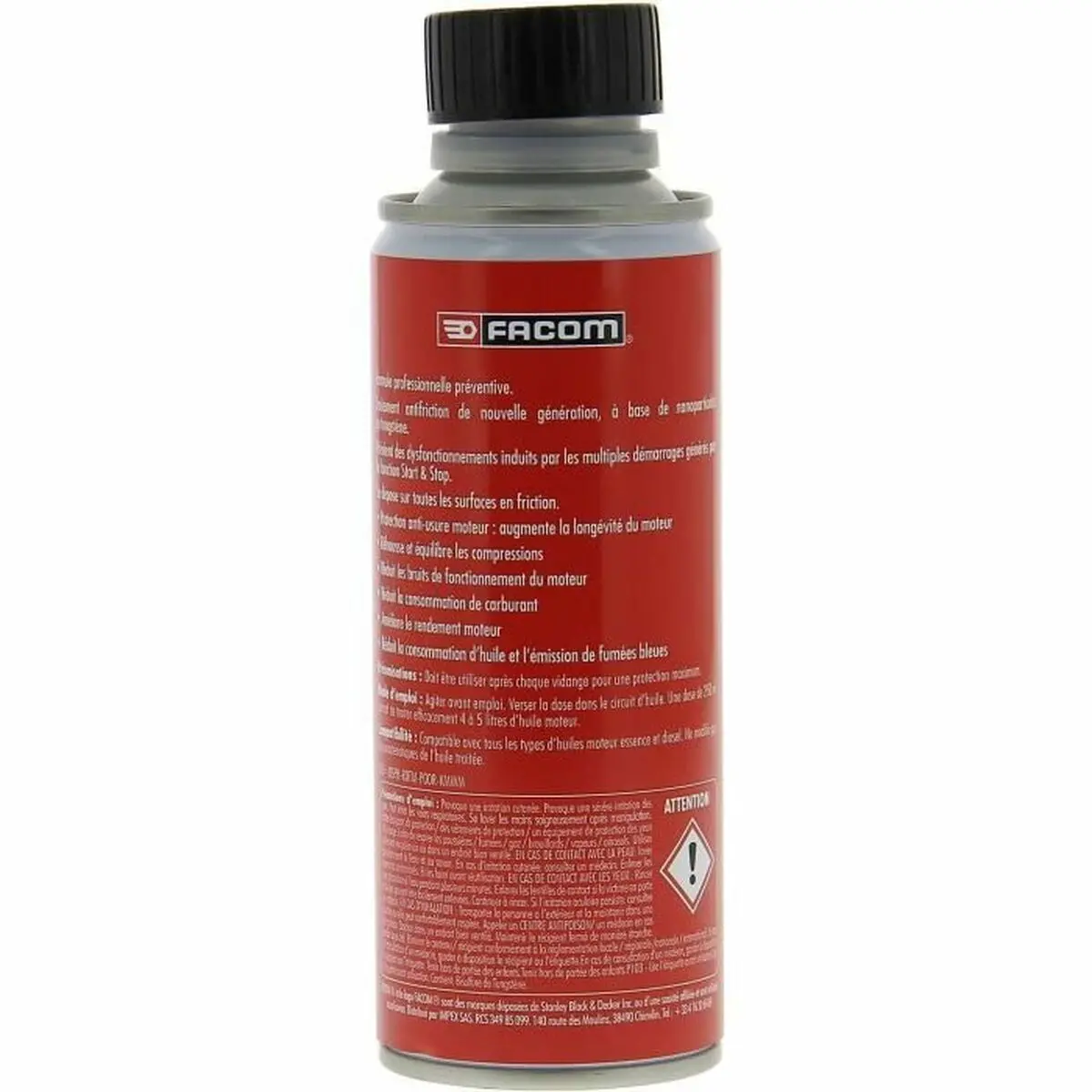 Aditivo Para Óleo De Motor Facom Anti -Friction 250 Ml 2