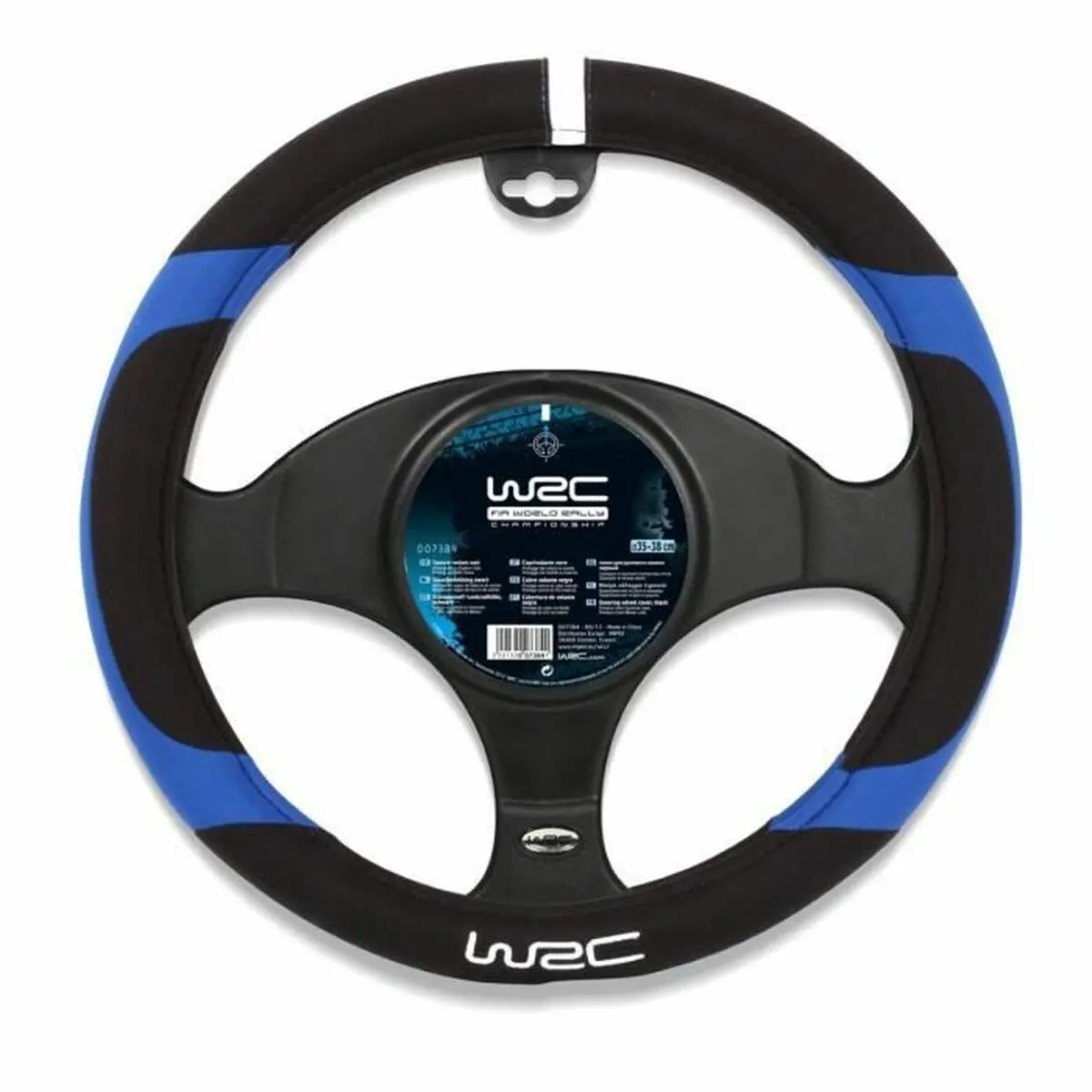 Forro Para O Volante Wrc Imp007384 Preto/Azul Ø 38 Cm 1
