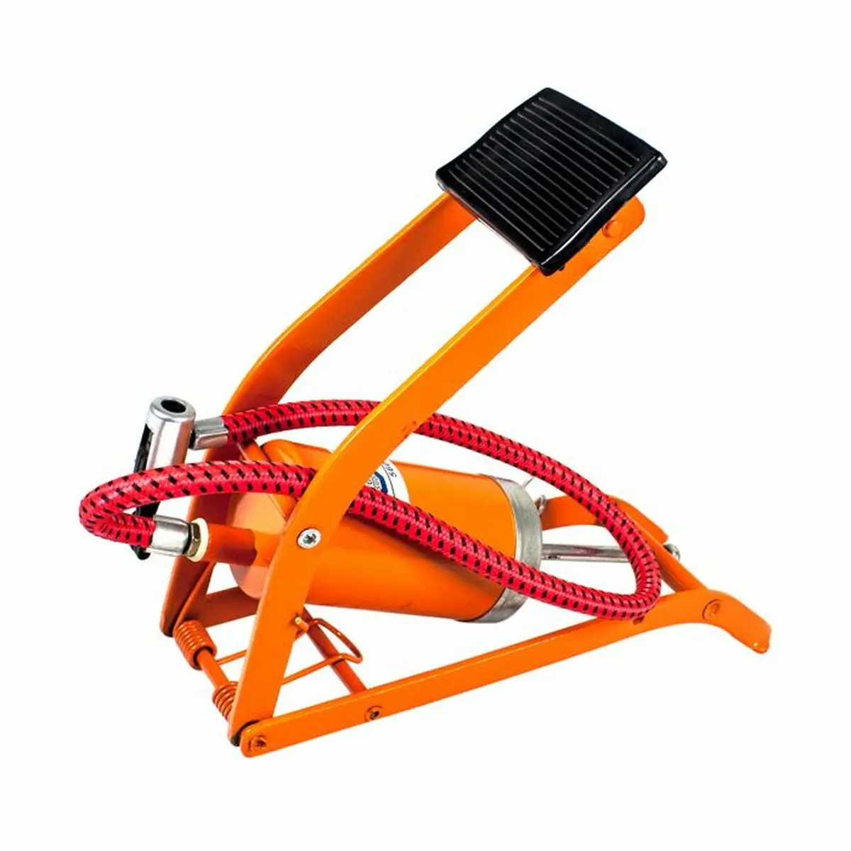 Bomba De Ar De Pé Precision Steel Laranja 1