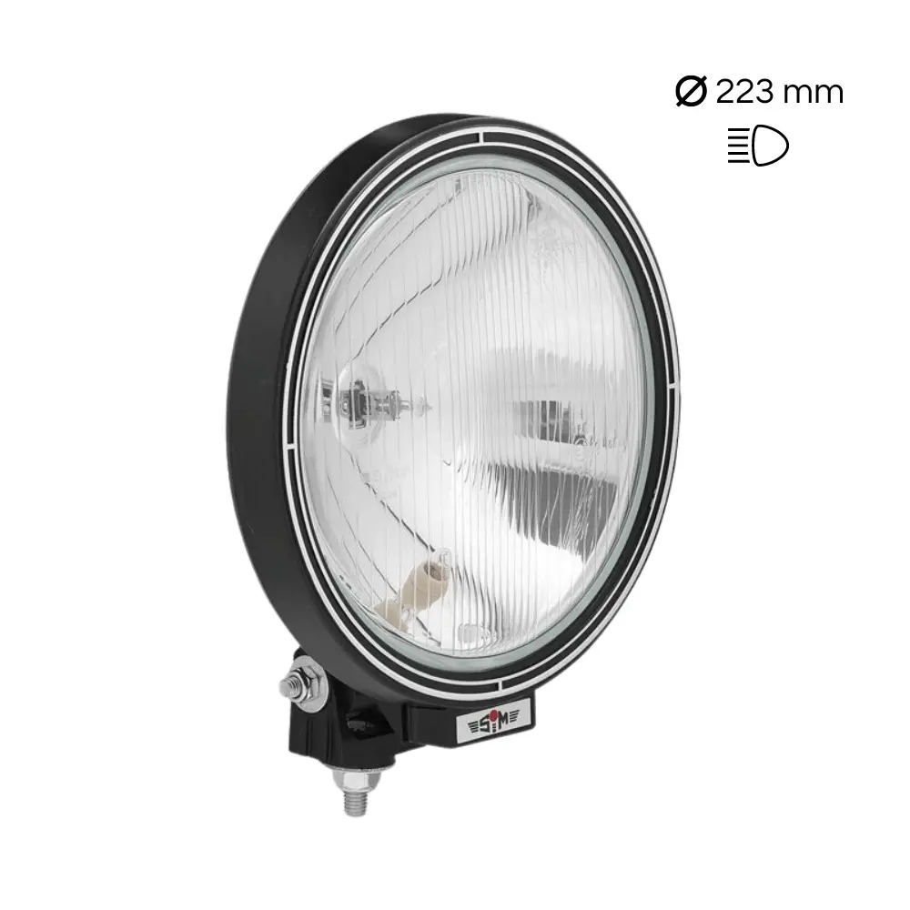 Farol Auxiliar De Longo Alcance Sim 3228 (Vidro Transparente, Tipo Pencil) 1