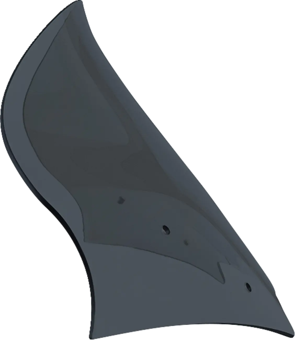 Klock Werks Flare* Windshield - 13-1/2" - Dark Smoke - Fltrx Kww-01-0704-Ds 1