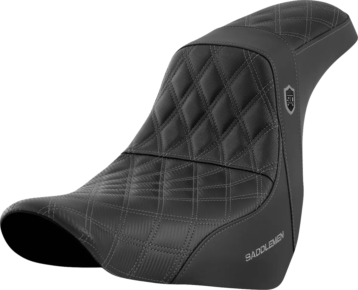 Saddlemen Pro Series Sdc Performance Seat - W/O Backrest - Gray Stitch - Fl/Fx (Sc81829gre) Softail 18-20 1