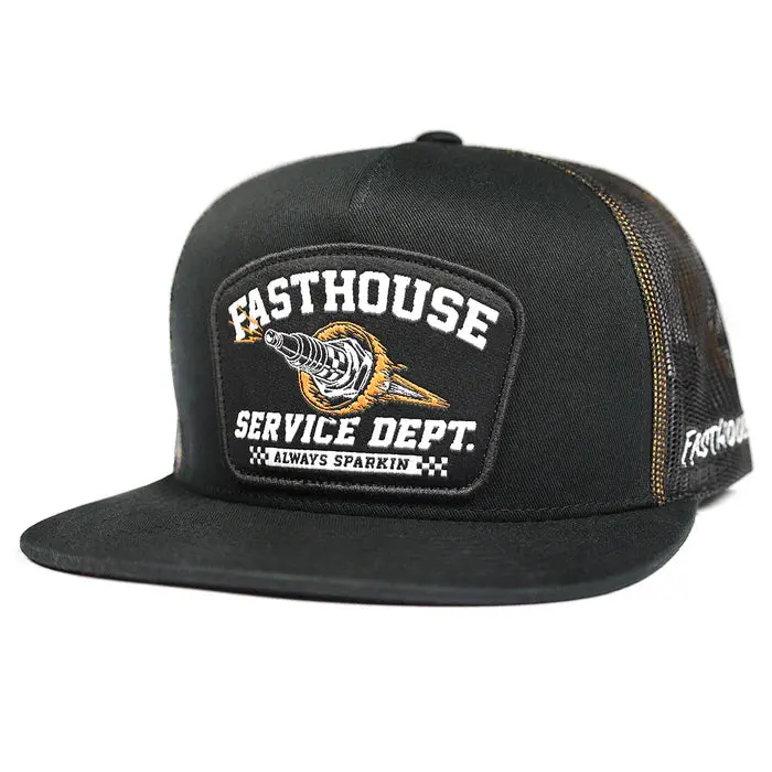 Fasthouse Ignite Snapback Hat - Black 1