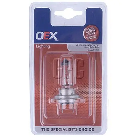 Oex H7 Headlight Bulb 12V 55W Heavy Duty +50 Single Pack - Glx16076 2