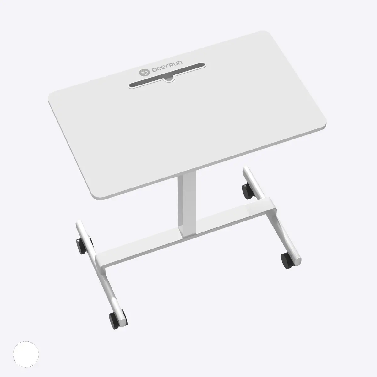 Deerrun® Adjustable Standing Desk - 31.5''L *18.9''W Large Rolling Laptop Desk For Treadmills 1