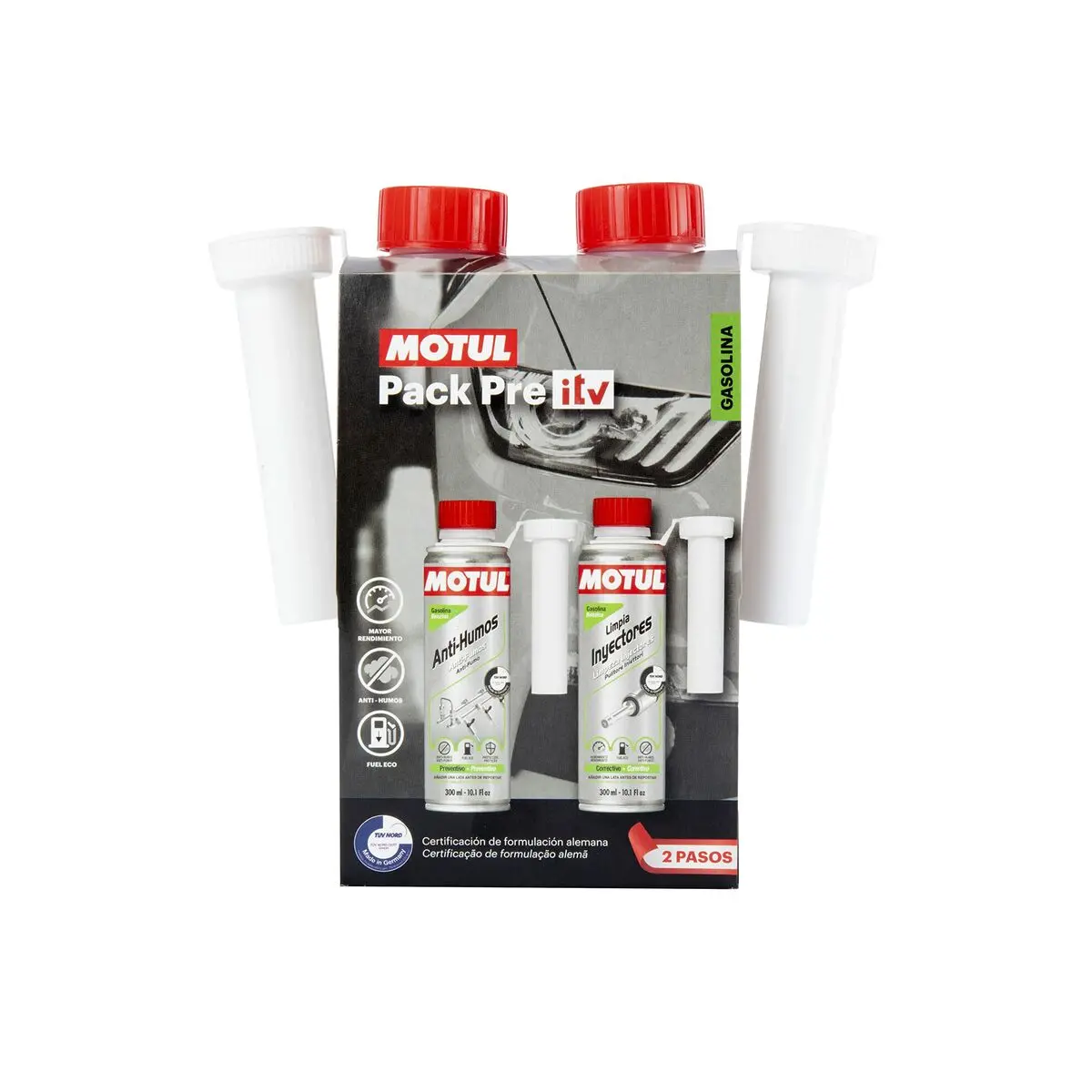 Kit De Limpeza De Sistema De Combustível Motul (2X 300 Ml) 2
