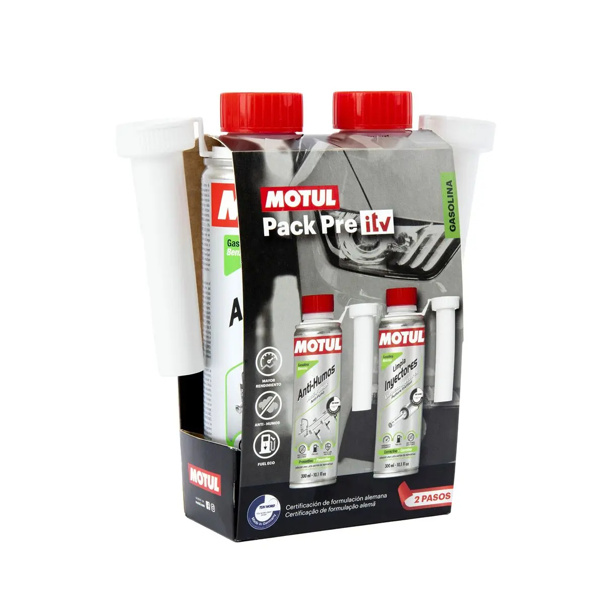 Kit De Limpeza De Sistema De Combustível Motul (2X 300 Ml) 1