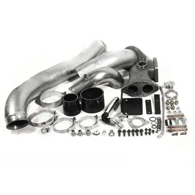 2008-2010 Ford 6.4L Single Turbo Kit W/O Turbo (Divided) 1