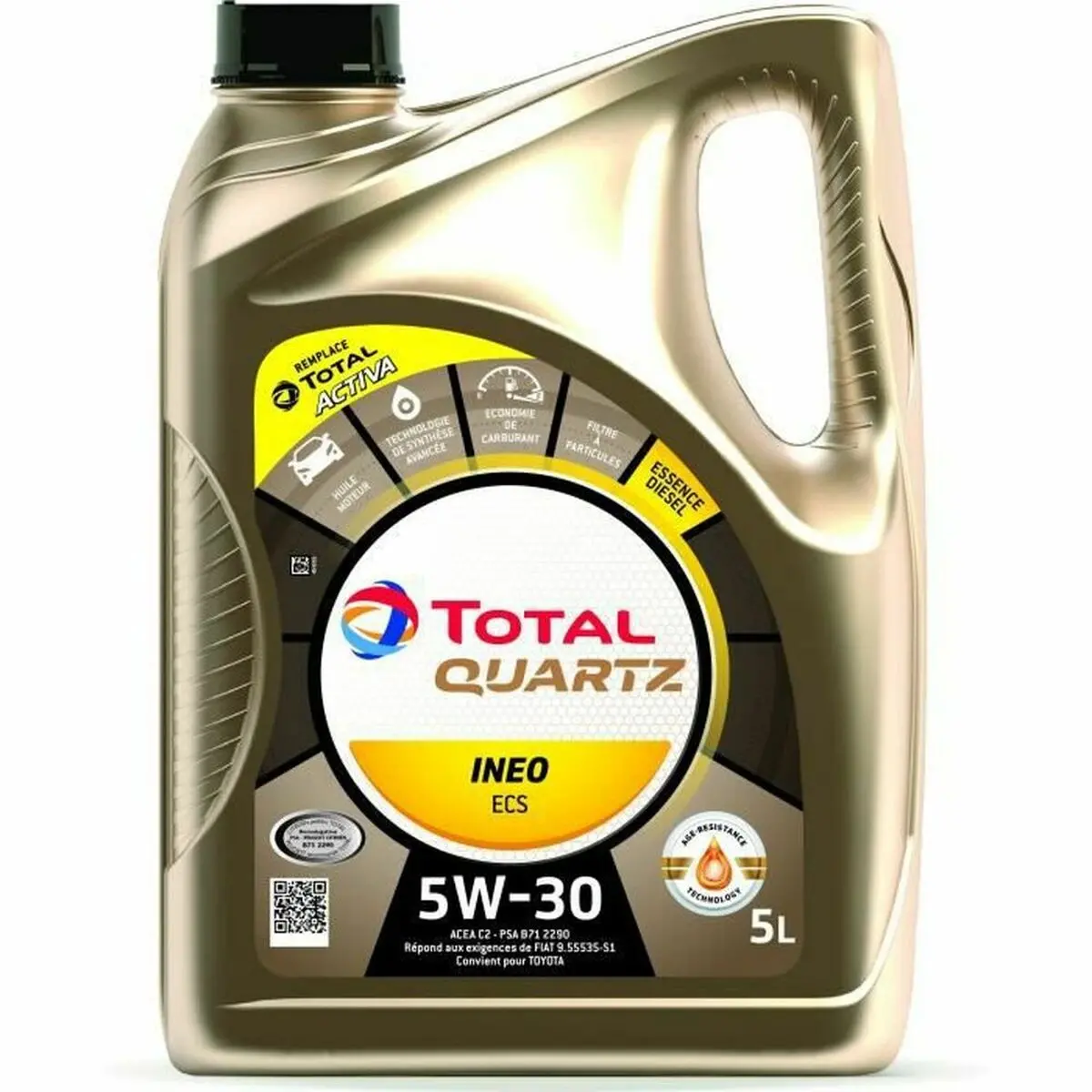 Óleo De Motor Para Automóveis Total 5 L 5W30 1