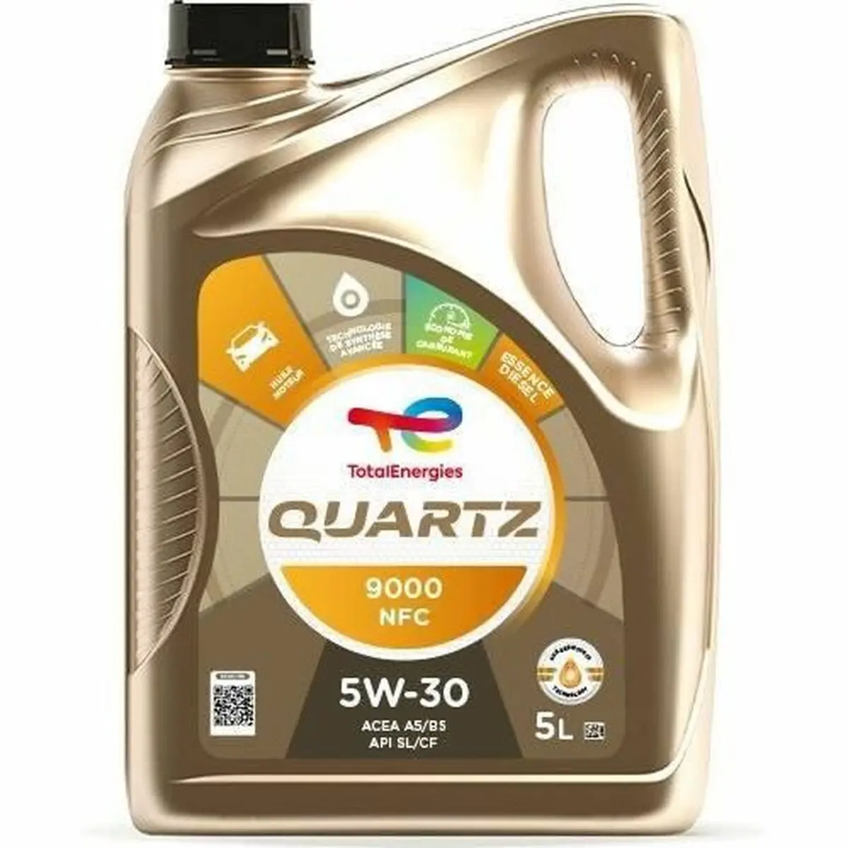 Óleo De Motor Para Automóveis Totalenergies  Quartz 9000 5 L 1