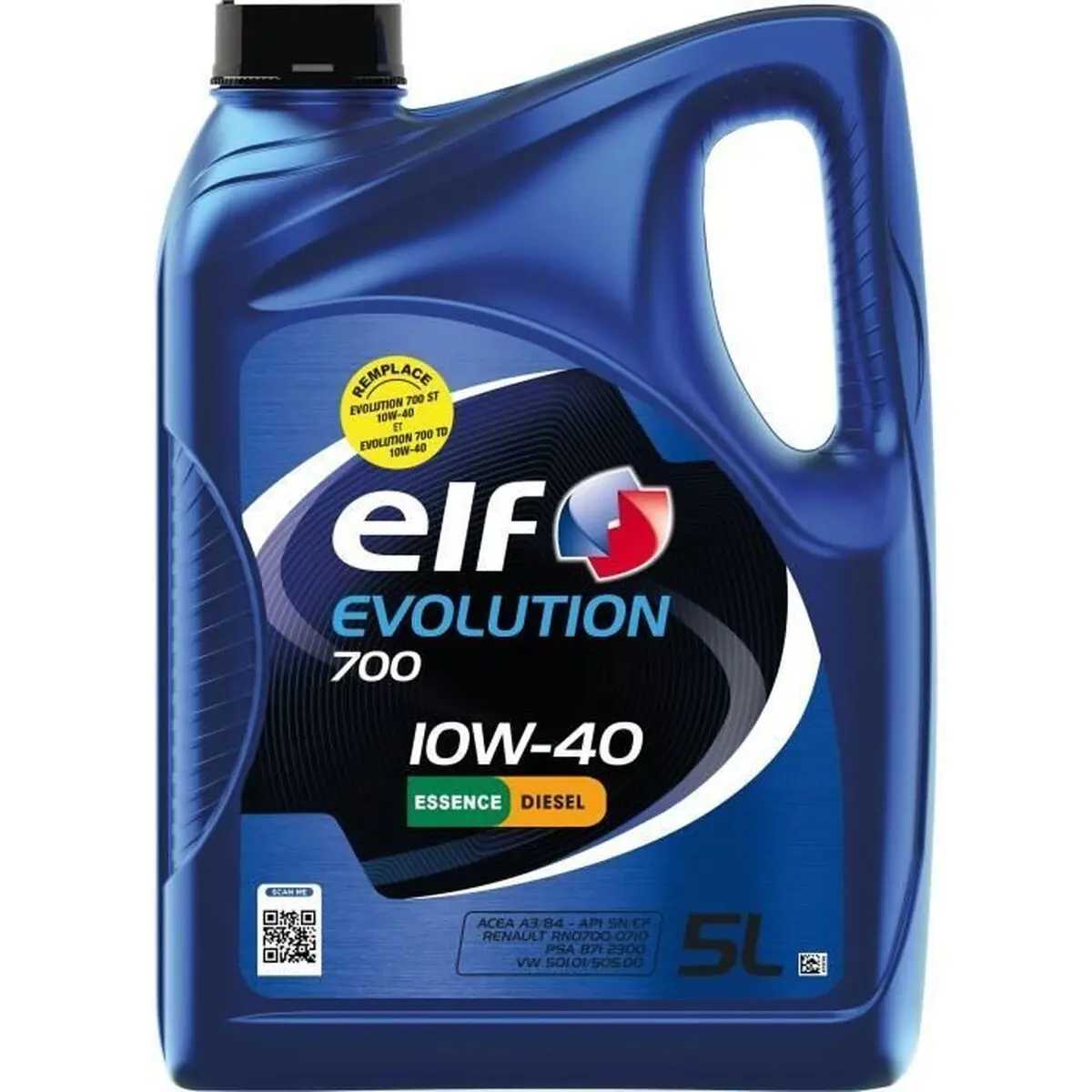 Óleo De Motor Para Automóveis Elf Evolution 700 10W40 5 L 1