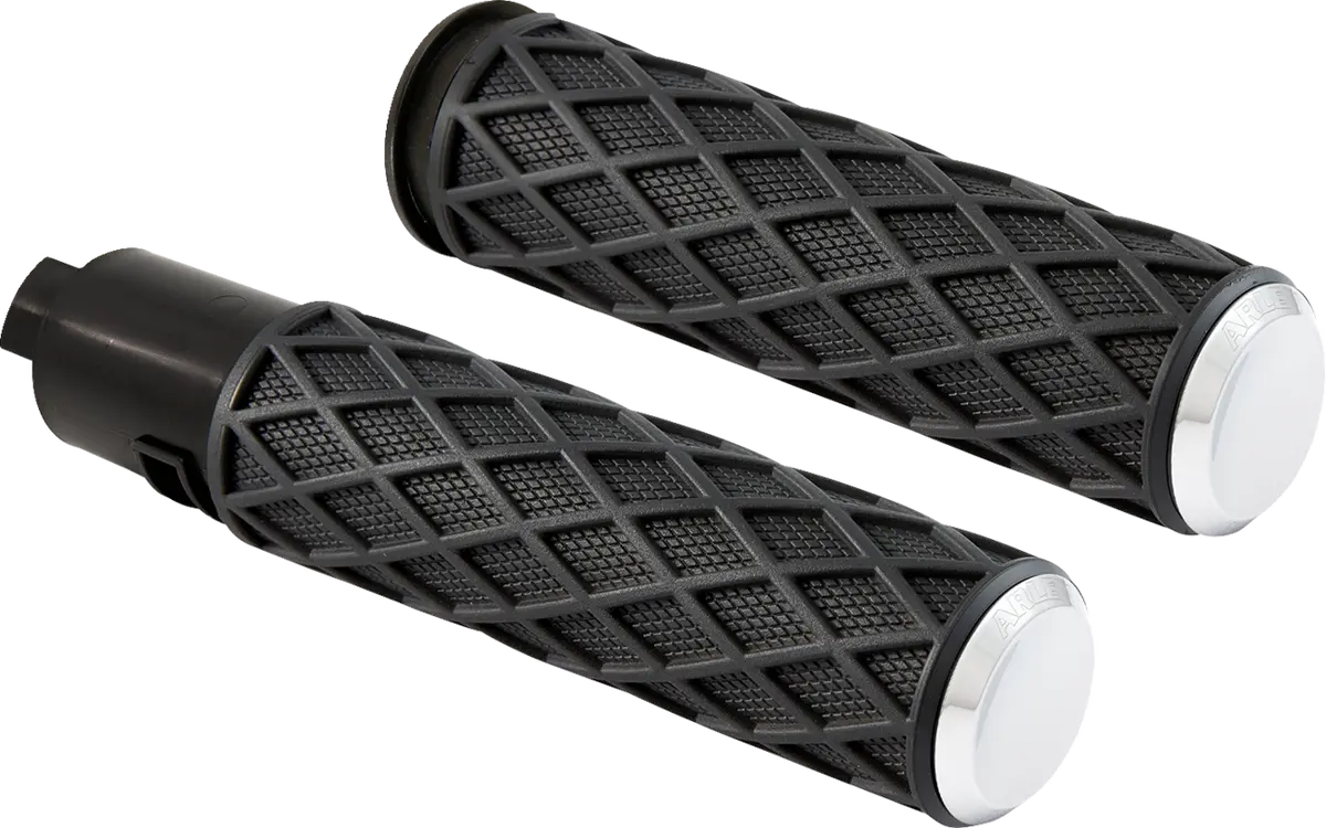 Arlen Ness Diamond Grips - Tbw - Chrome 500-059 1