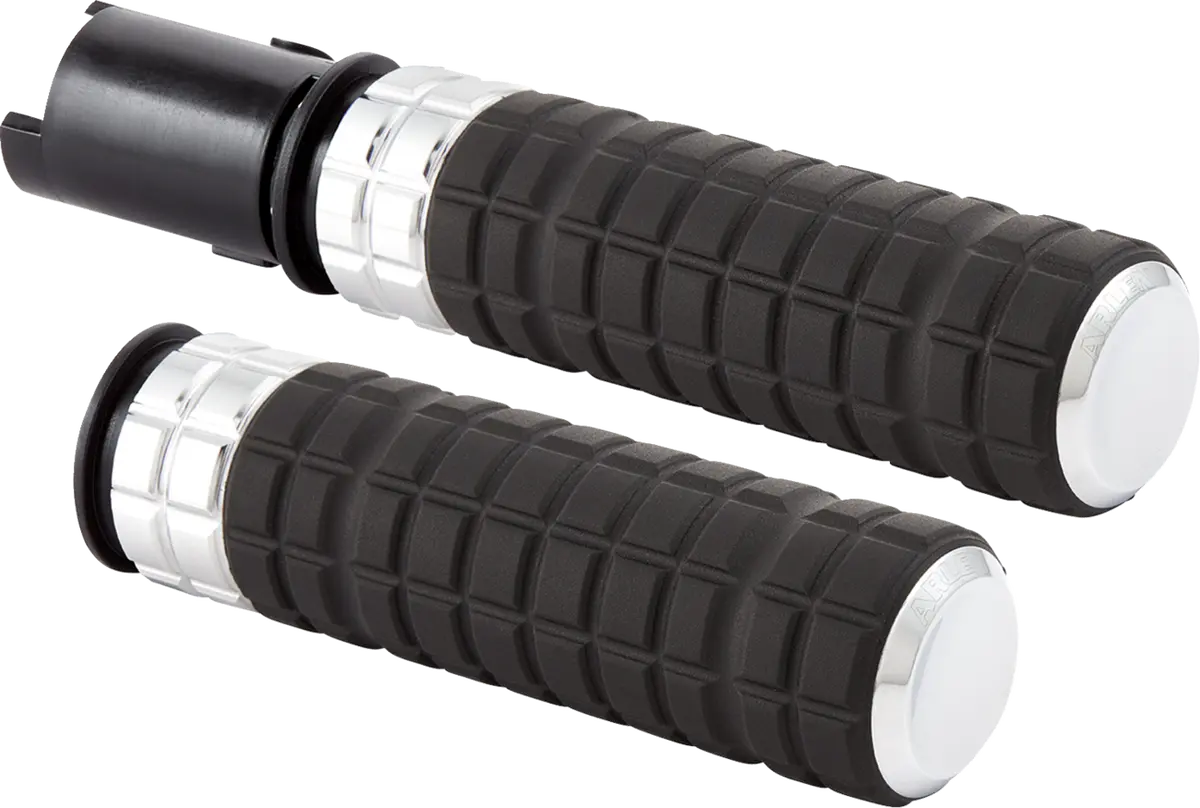 Arlen Ness Speedliner Grips - Tbw - Chrome 500-063 1