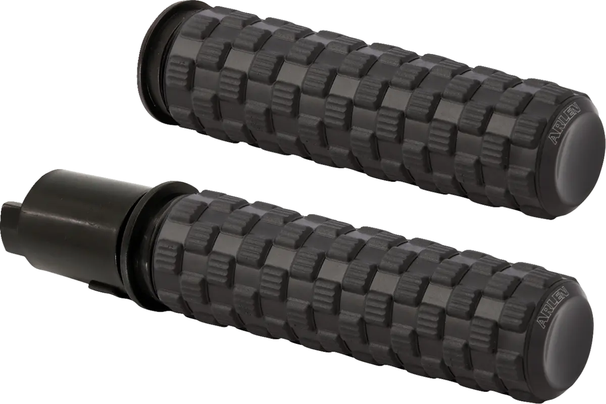 Arlen Ness Air Trax Grips - Tbw - Black 500-066 1