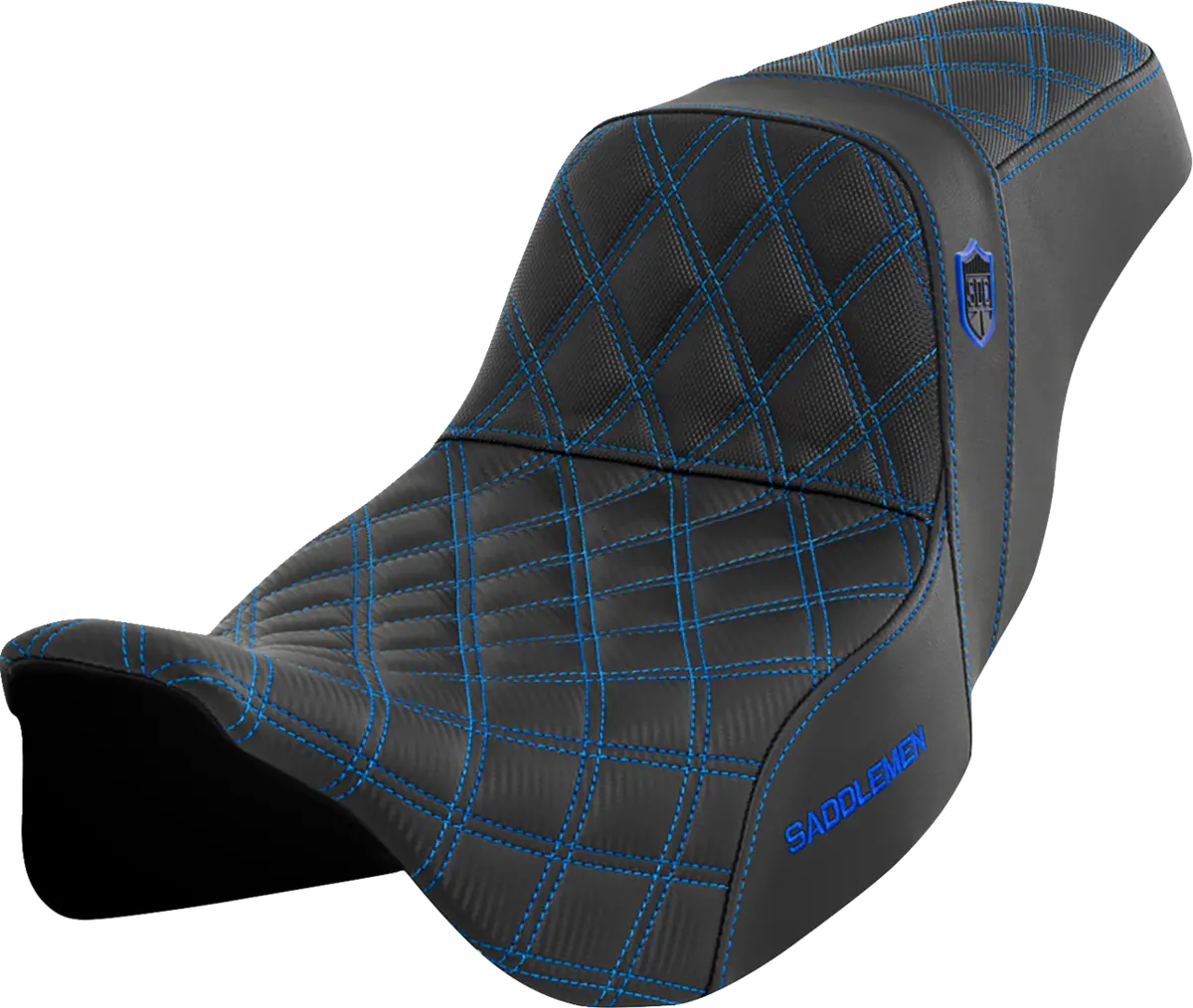 Saddlemen Pro Series Sdc Performance Seat - W/O Backrest - Blue Stitch - Flh/Flt (Sc80807blu) Touring 08-23, Cvo 14 1