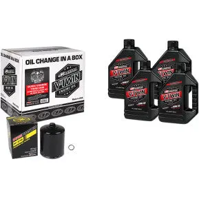 Maxima Racing Oil Change Kit - Twin Cam - Synthetic 3
