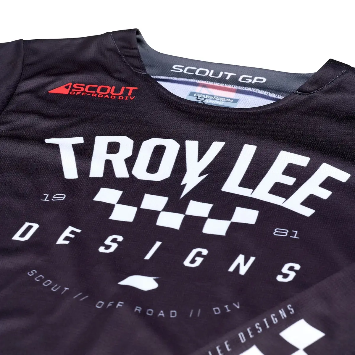 Troy Lee Designs Scout Gp Jersey - Ripper Black 4