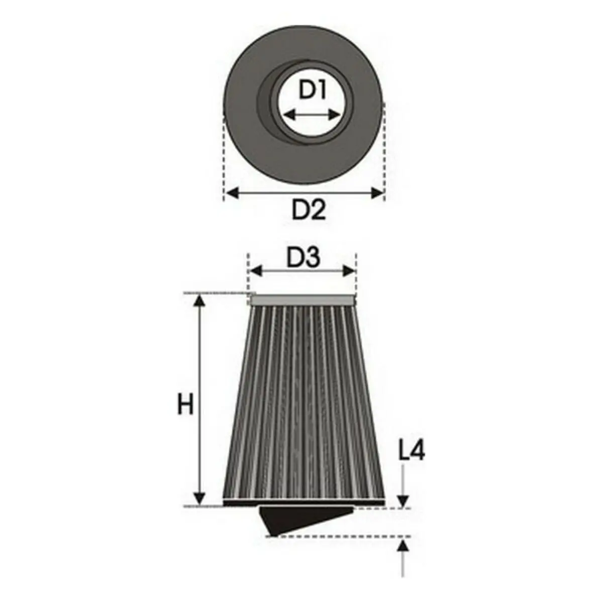 Filtro De Ar Green Filters K2.70 2