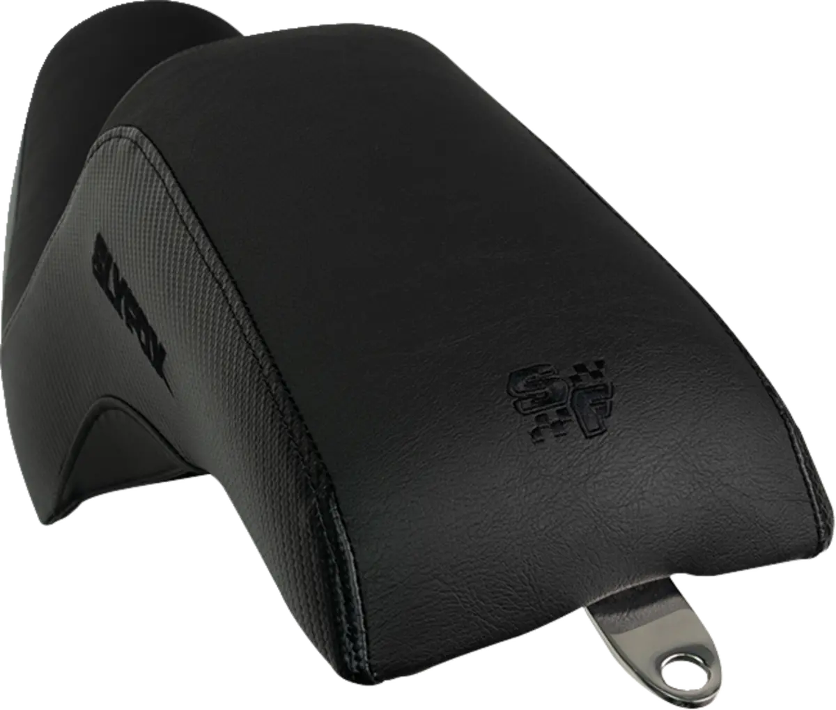 Slyfox Drifter Seat - Black Logo - Black Vinyl - Smooth - Fxr '82-'00 Slyfox4681a 2