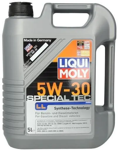 5L Liqui Moly 5W30 Special Tech Ll - Synthetic Technologie Engine Oil 1