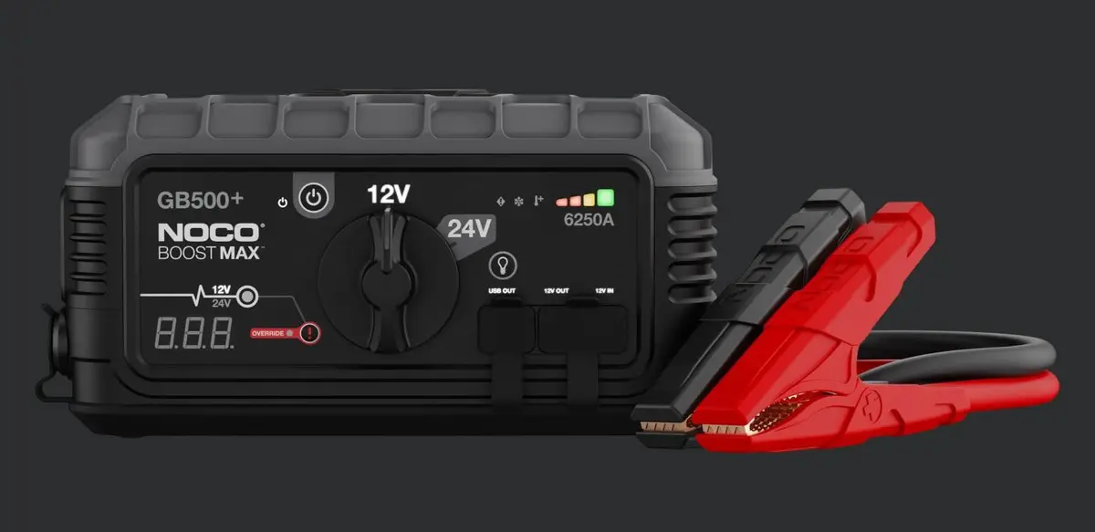 Noco Gb500+ 6250A 12/24V Ultra Safe Lithium Jump Starter 1