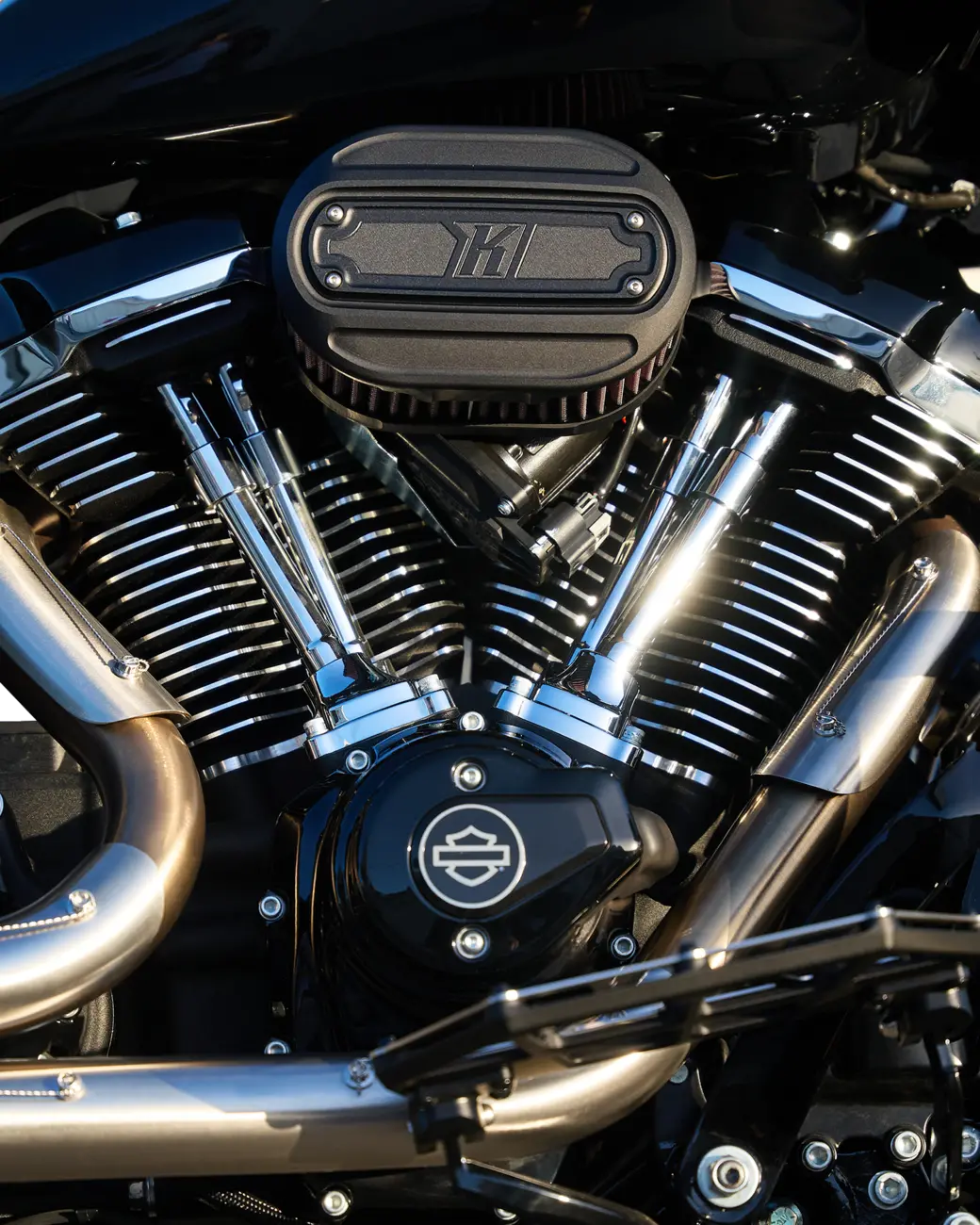 Kodlin Usa Oval Air Cleaner Kit - Black - Touring K29246 1