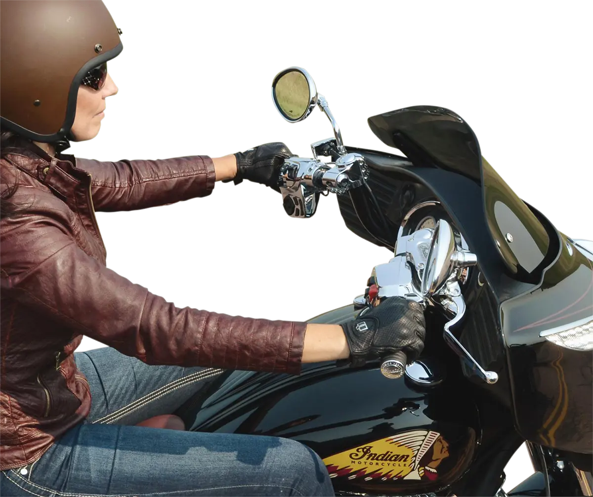 Klock Werks Klip Hanger Handlebar For Indian - 12" - Black/Chrome Kwh-04-9011-Bc 1