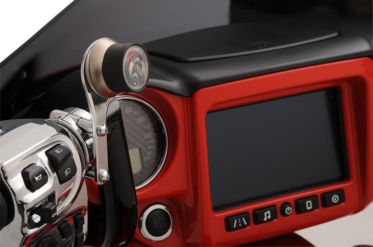 Klock Werks Iomount* For Indian - Left Perch Mount - Chrome - Touring Kwd-04-0383 1