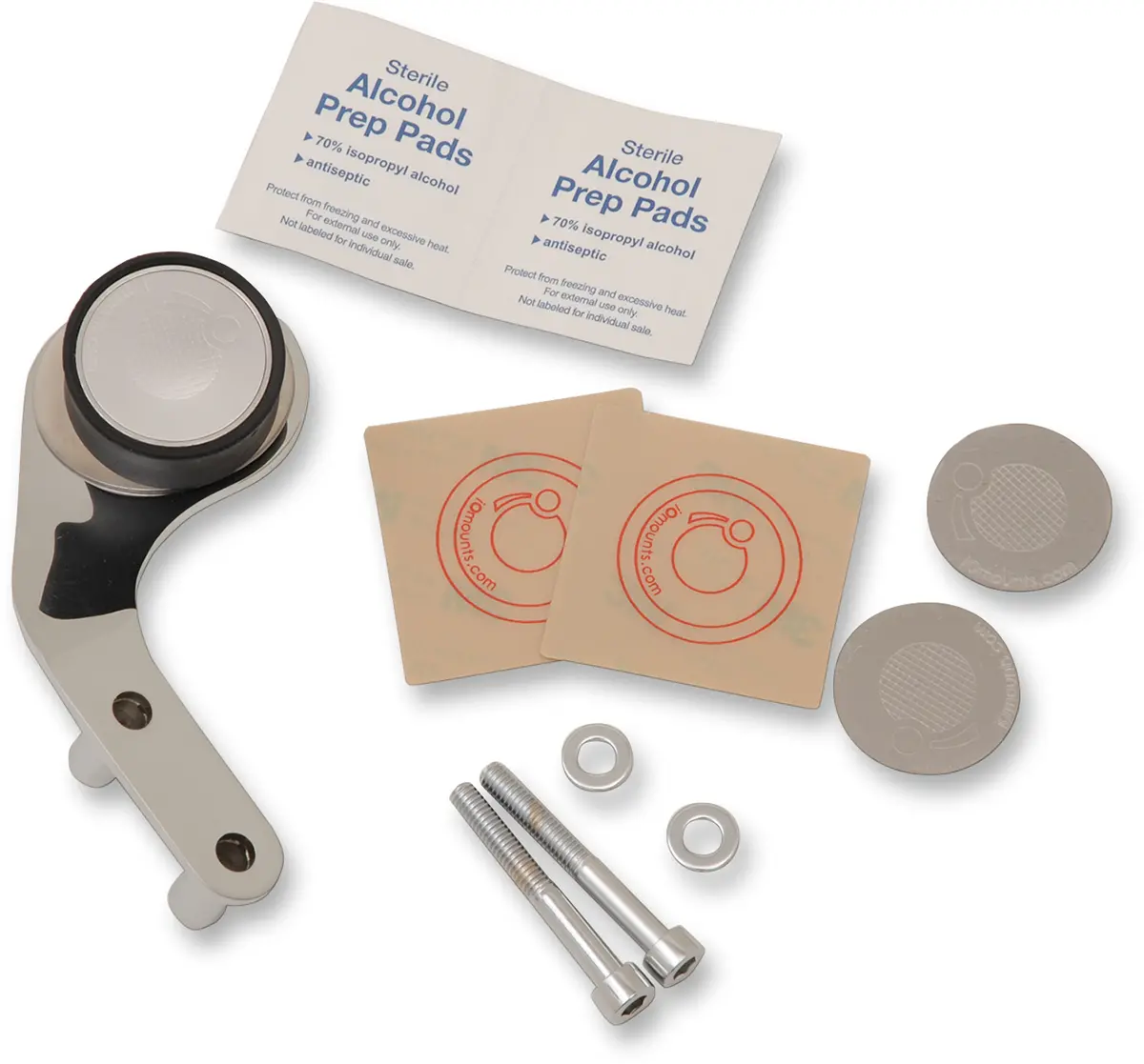 Klock Werks Iomounts* Device Mount - Handlebar Mount - Left - Gl1500 - Chrome Kwd-06-0387 1