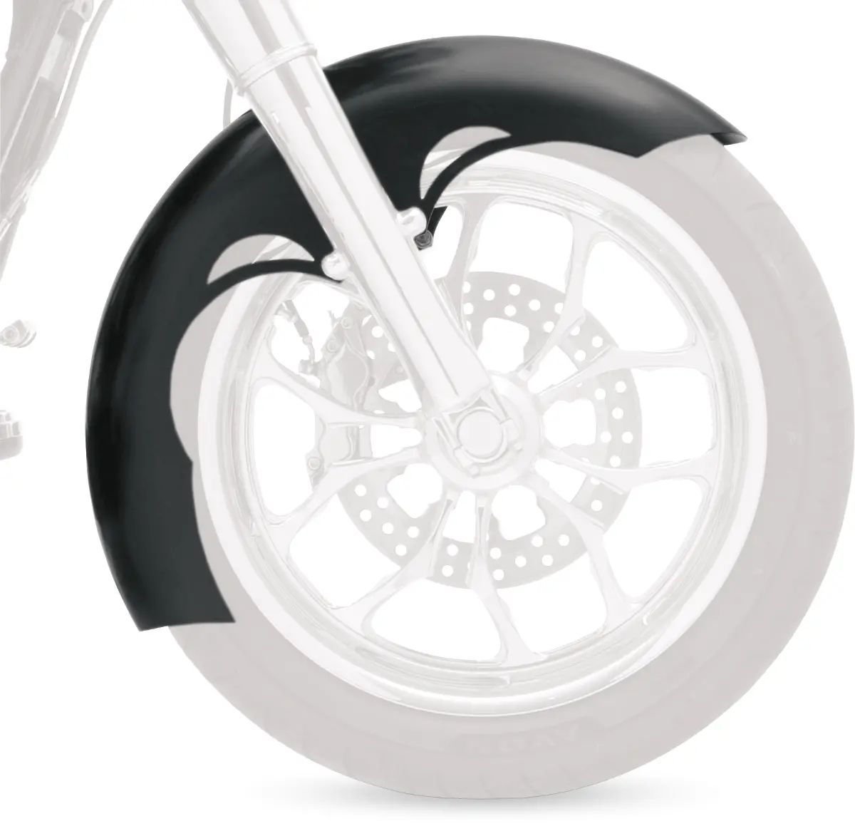 Klock Werks Tude Fender Kit - Front - Black - 21" Kwf-01-0107-2014 1