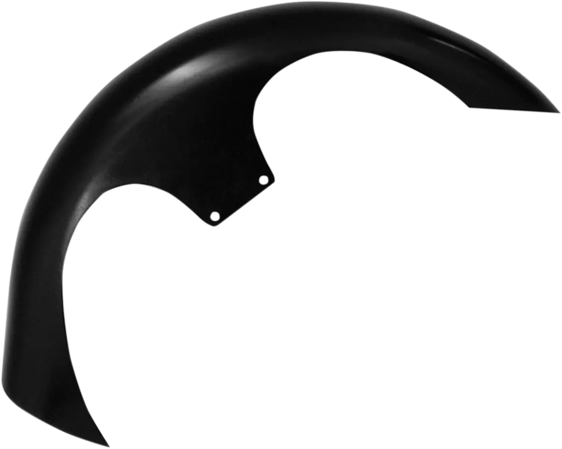 Klock Werks Shank Front Fender Kit - For Raked Frames - Black - Steel - 26" Kwf-01-0261-2014 1