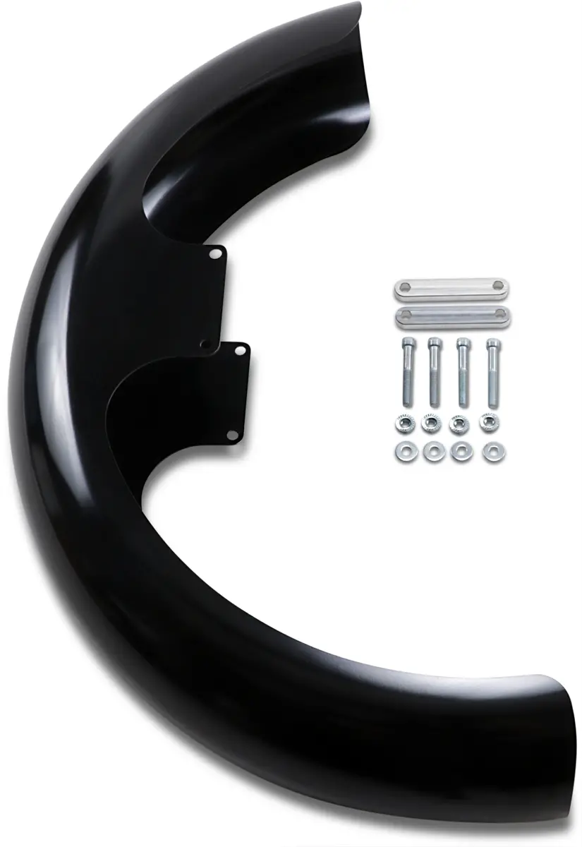 Klock Werks Front Fender - Wrapper - Black - 21" Kwf-02-0518 1