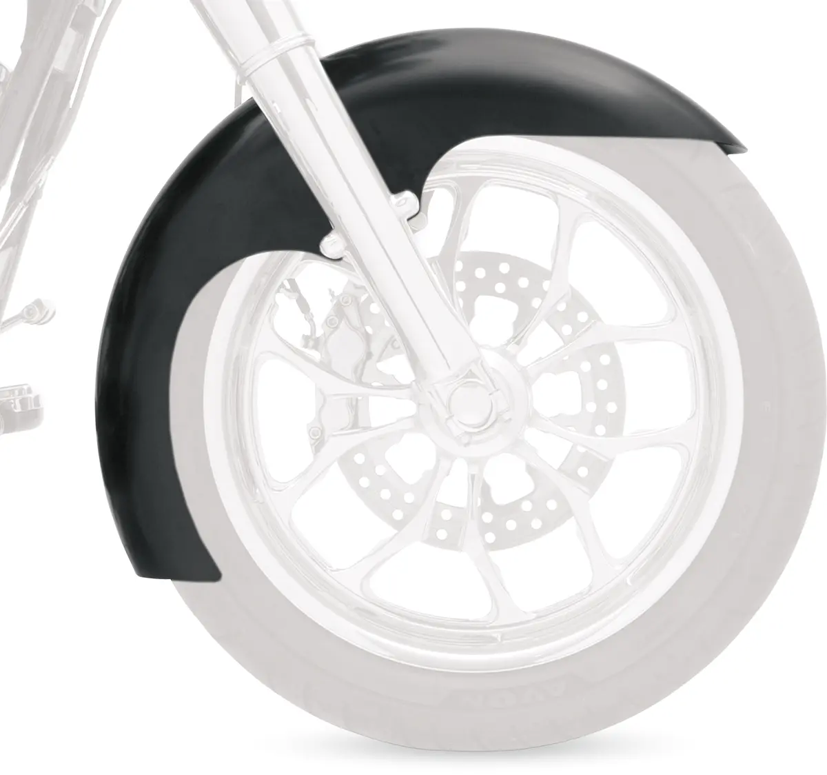 Klock Werks Level Fender Kit - W/ Satin Blocks - Steel - 19" Kwf-02-0494 1