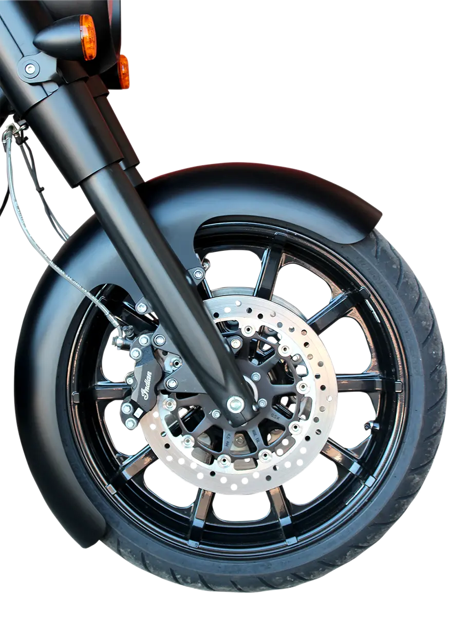 Klock Werks Wrapper Front Fender - Black - Steel - 16"-19" Kwf-04-0468 1