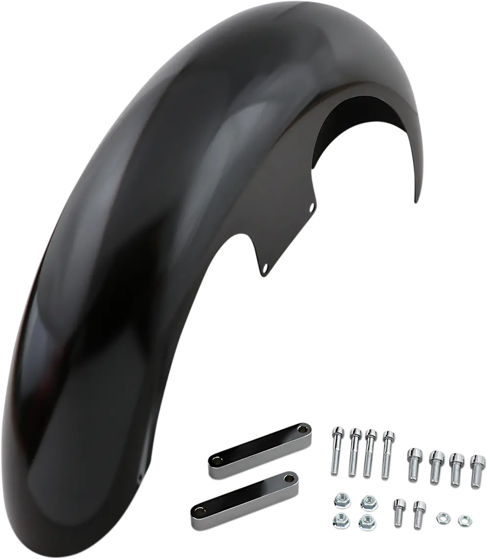 Klock Werks Slicer Front Fender - Black - Steel - 21" Kwf-04-0461 1