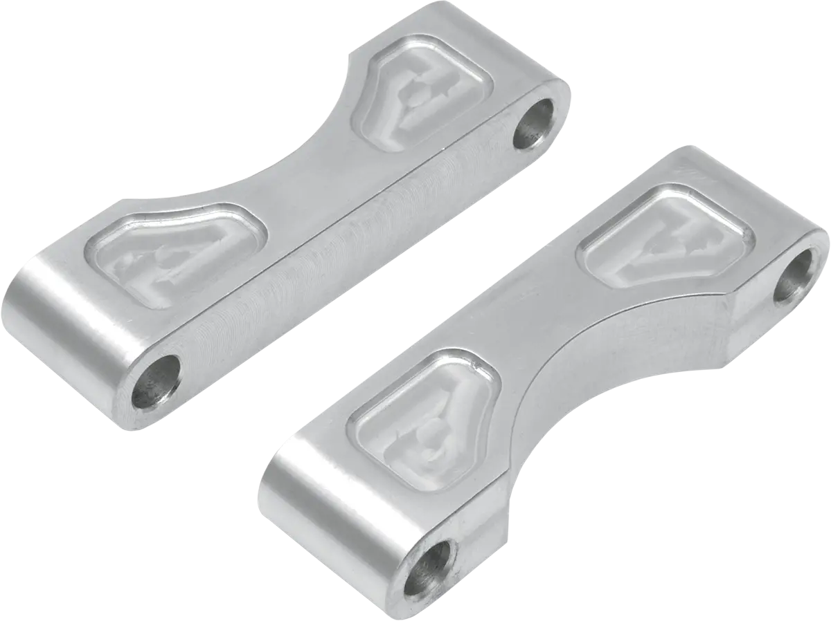 Klock Werks Hugger Front Fender Mounting Blocks - For 21" Wheels - Satin Kwfs-01-0102 1