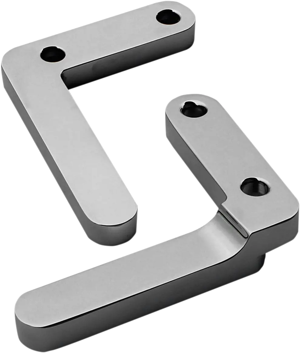 Klock Werks Front Fender Mounting Blocks - Satin Kwfs-02-0410-C 1