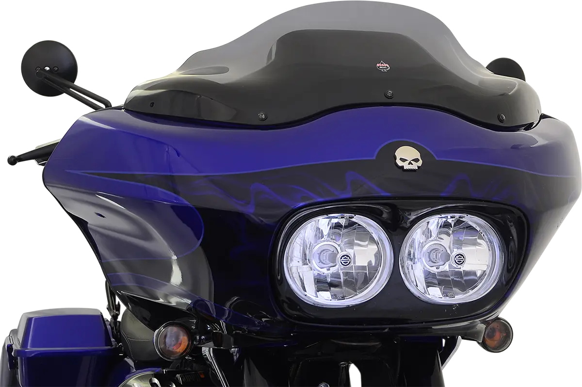 Klock Werks Flare* Windshield - 8" - Smoke - '98-'13 Fltr Kww-01-0189 1