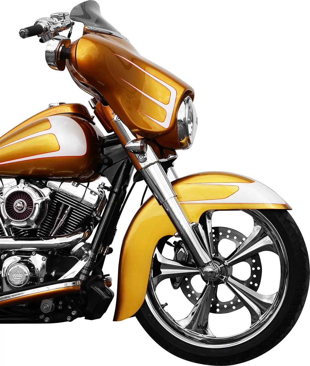 Klock Werks Flare* Windshield - 6-1/2" - Smoke - '96-'13 Flht Kww-01-0199 1