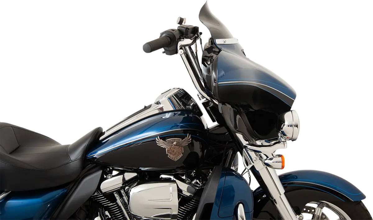 Klock Werks Flare* Windshield - 6-1/2" - Black - '14-'23 Flht Kww-01-0200-2014 1