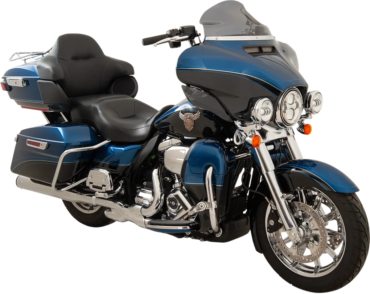 Klock Werks Flare* Windshield - 8-1/2" - Dark - Smoke - '14-'22 Flht Kww-01-0210-2014 1