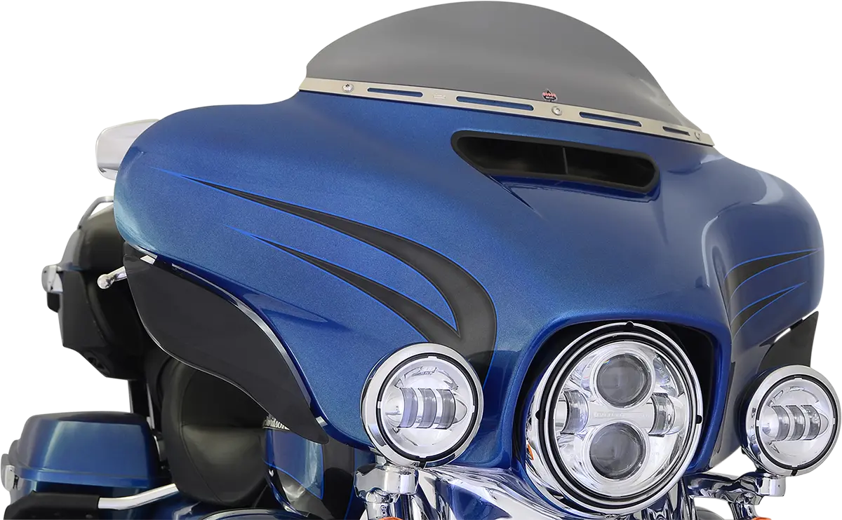 Klock Werks Flare* Windshield - 5" - Dark Smoke - '14-'23 Flh Kww-01-0389 1
