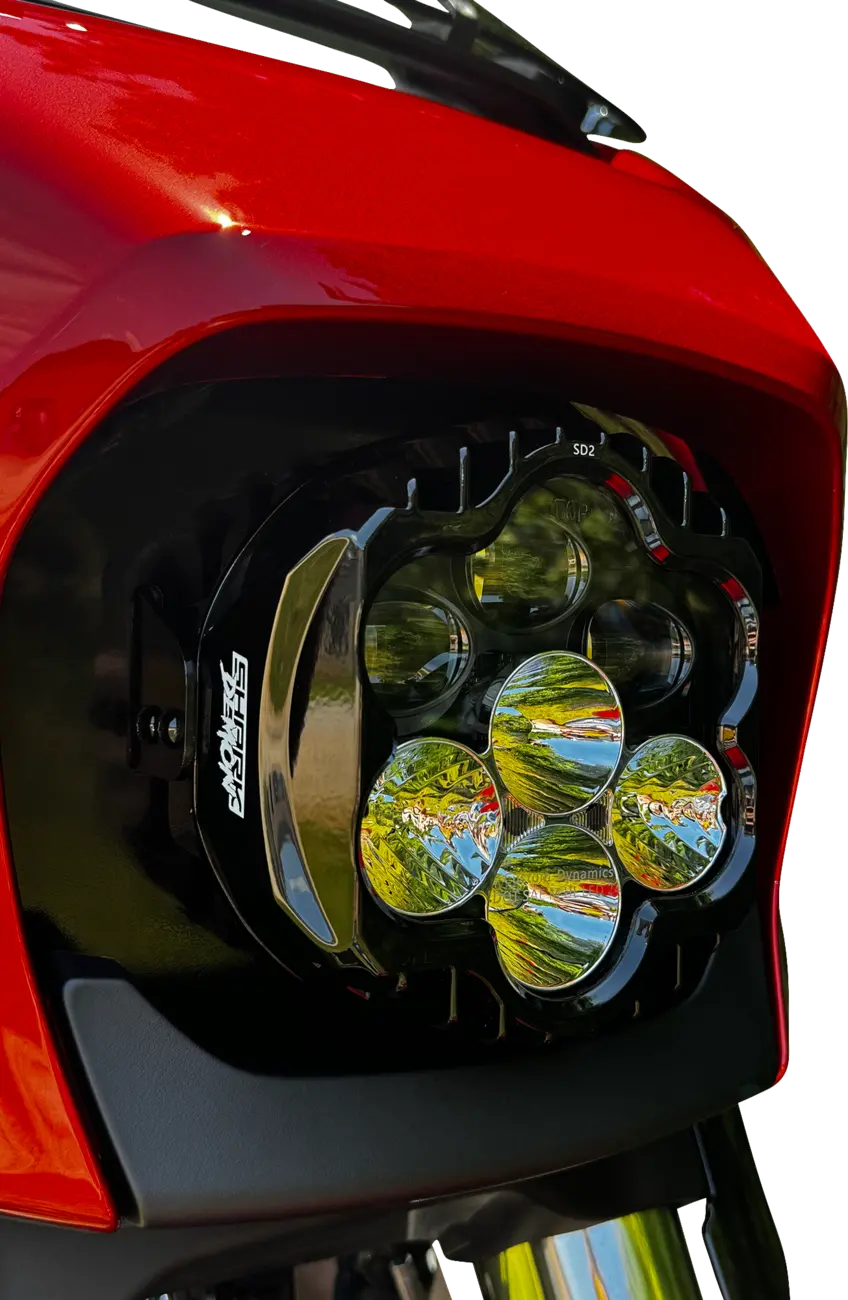 Custom Dynamics Led Headlight - Shark Demon - Flhx/Se Sd2-23Bat-W 1