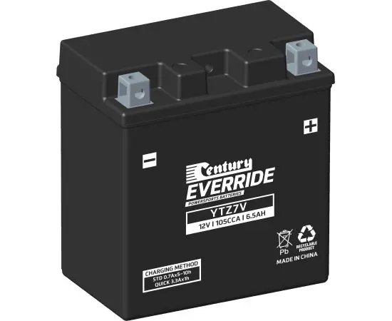 Century Ytz7v Motorcycle Agm Battery - 105Cca 6.5Ah 1