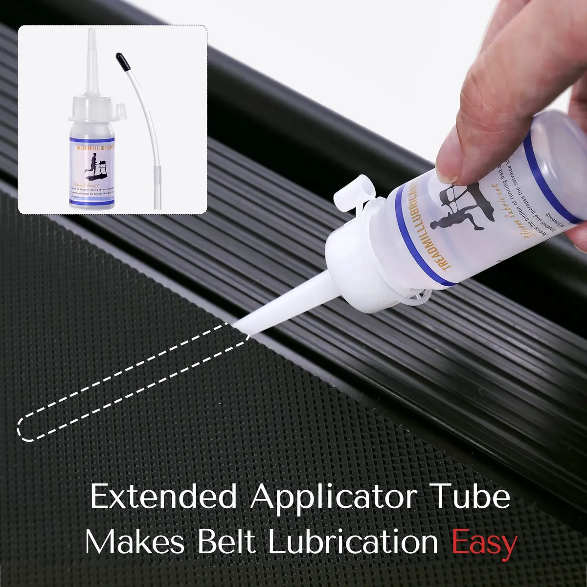 Deerrun®Treadmill Maintenance Kit--Professional Belt Lubricant 3Oz/6Oz, Towel, L-Type Screwdriver With Phillips And Allen Wrench 2